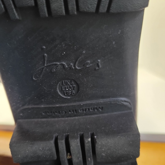Joules wadebridge rain boot size 6 (barely worn - box kept) - Picture 3 of 6